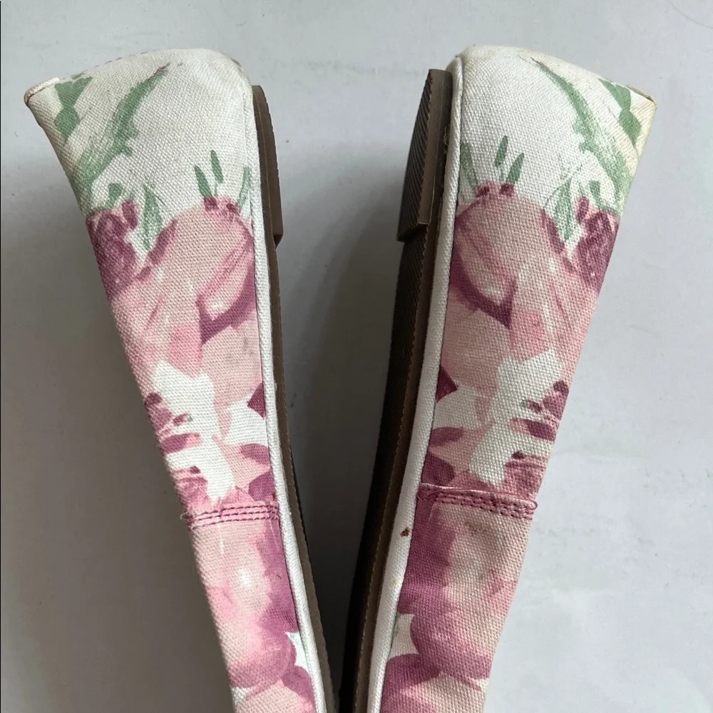 Diesel Floral plum and white Flats with box - Picture 5 of 12